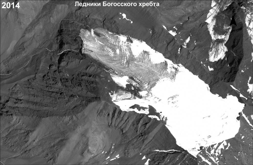 Ледники Богосского хребта, 2014 год