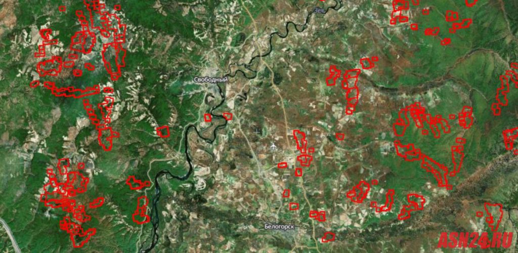 Пожарная ситуация в районе Свободного