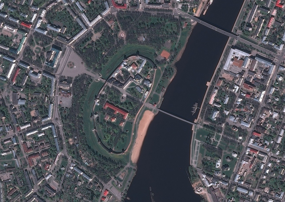 Карта великого новгорода спутник